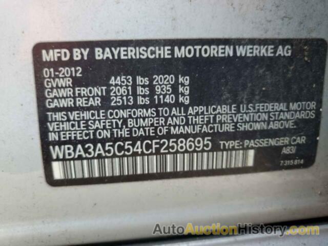 BMW 3 SERIES I, WBA3A5C54CF258695