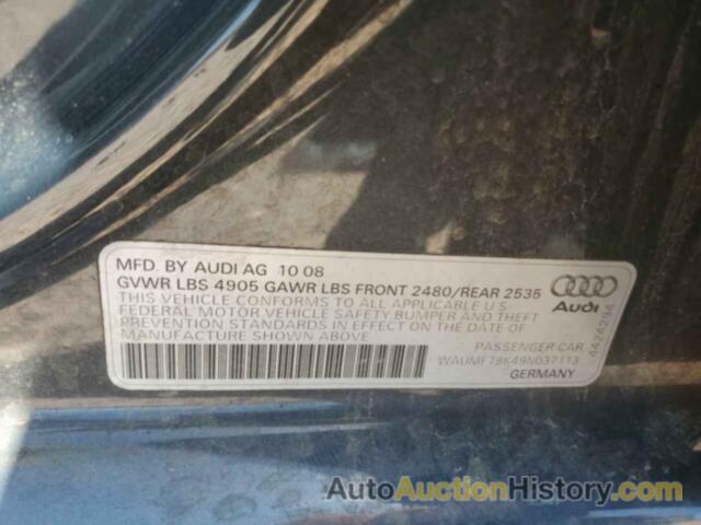 AUDI A4 PRESTIGE, WAUMF78K49N037113