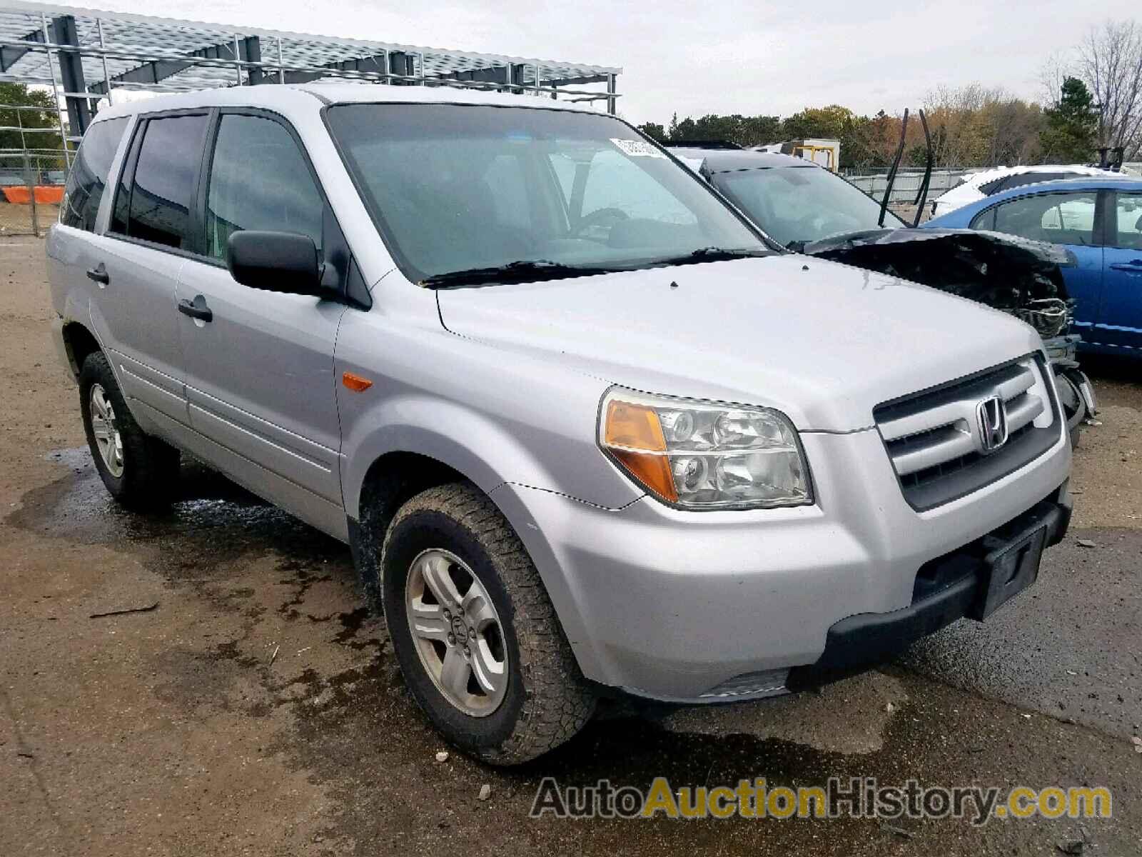 2006 HONDA PILOT LX LX, 5FNYF28146B010017