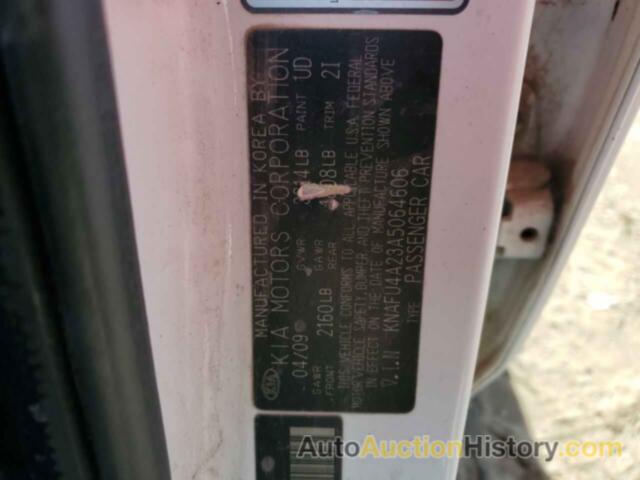 KIA FORTE EX, KNAFU4A23A5064606