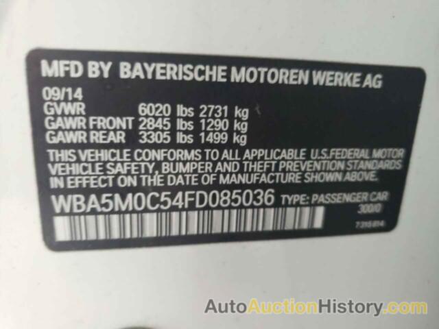 BMW 5 SERIES XIGT, WBA5M0C54FD085036