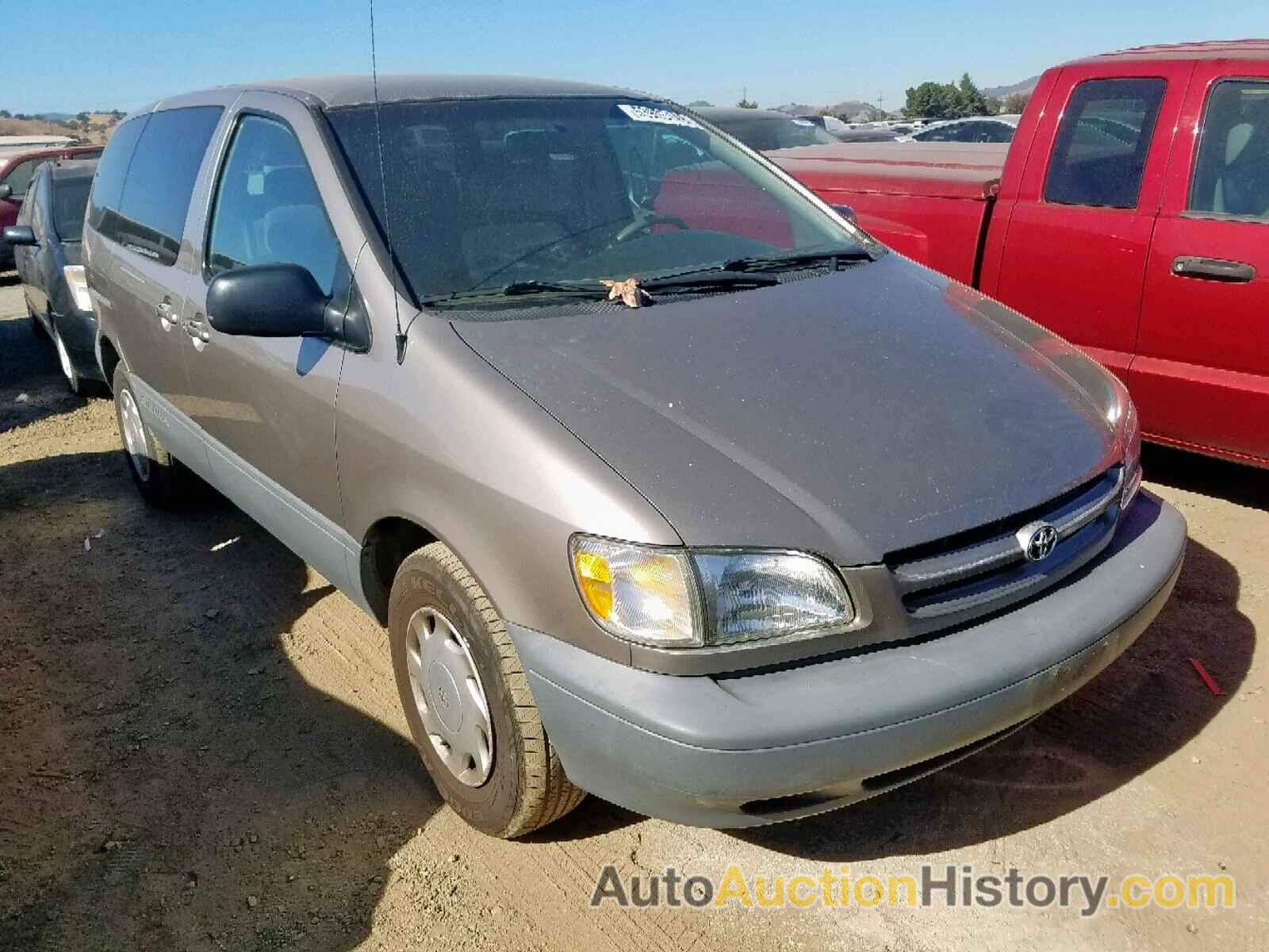 1998 TOYOTA SIENNA LE LE, 4T3ZF13C1WU042716