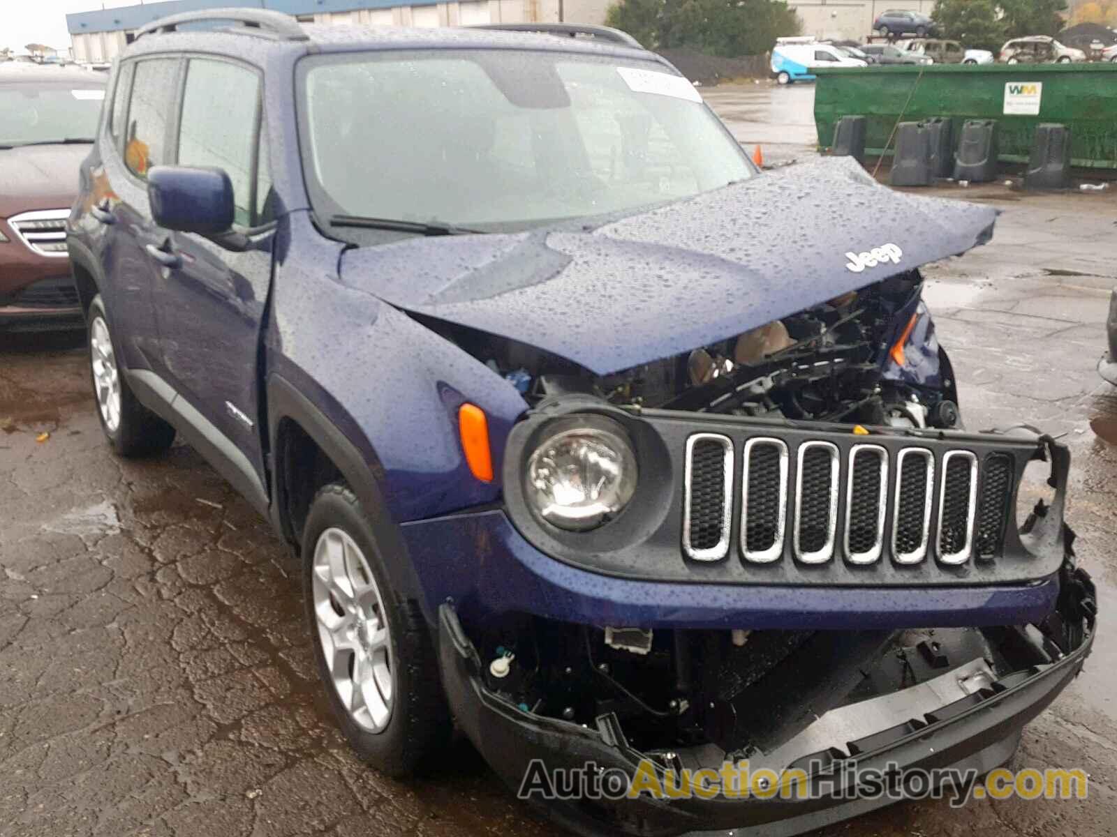 2017 JEEP RENEGADE L LATITUDE, ZACCJBBB0HPF30883