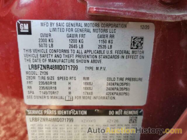 BUICK ENVISION ESSENCE, LRBFZNR48MD071799