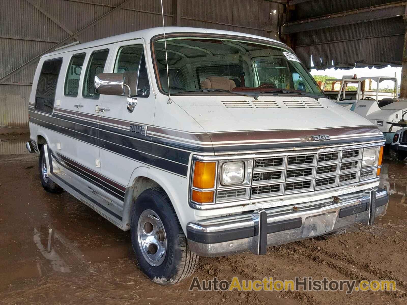 1988 DODGE RAM VAN B250, 2B6HB23YXJK104137