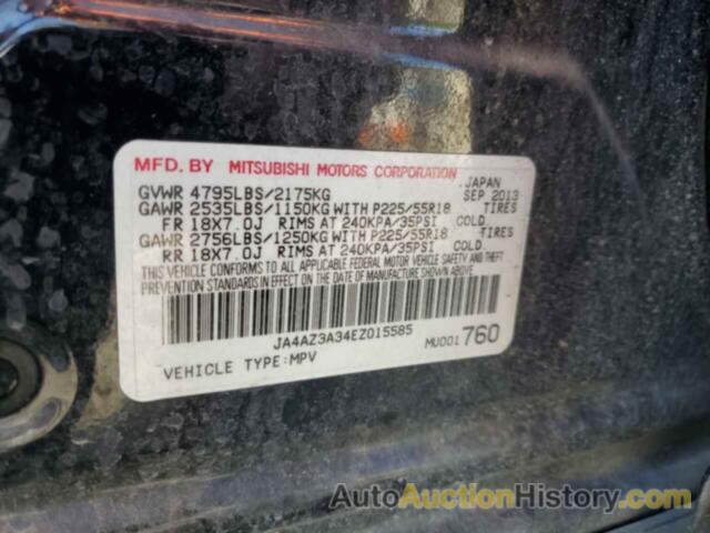 MITSUBISHI OUTLANDER SE, JA4AZ3A34EZ015585