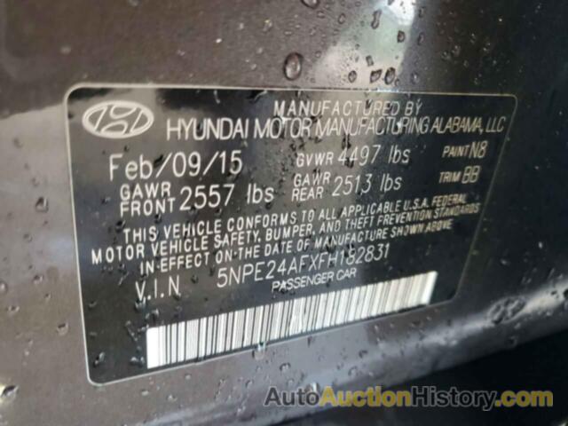 HYUNDAI SONATA SE, 5NPE24AFXFH182831