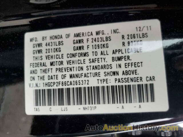 HONDA ACCORD EXL, 1HGCP2F86CA065372