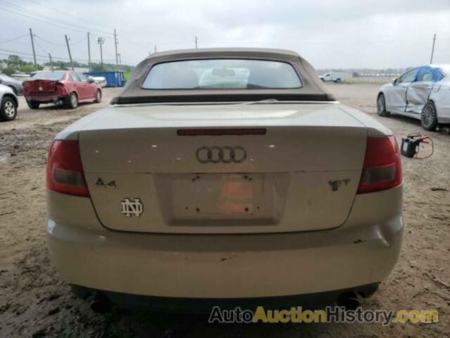 AUDI A4 1.8 CABRIOLET, WAUAC48H36K010240