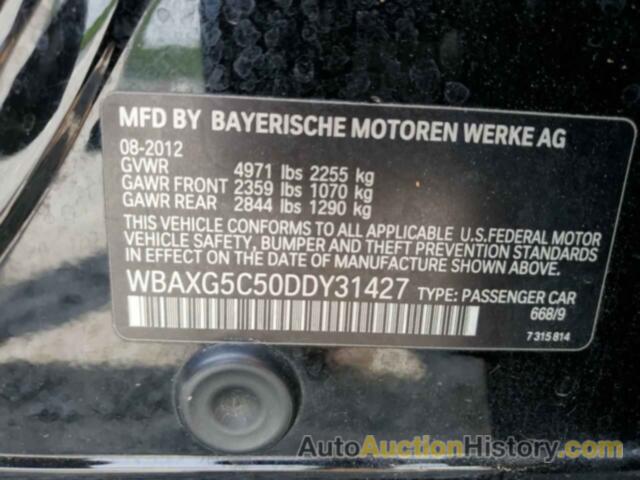 BMW 5 SERIES I, WBAXG5C50DDY31427