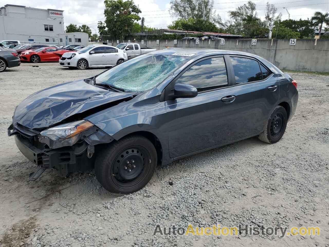 TOYOTA COROLLA L, 2T1BURHE7KC157499