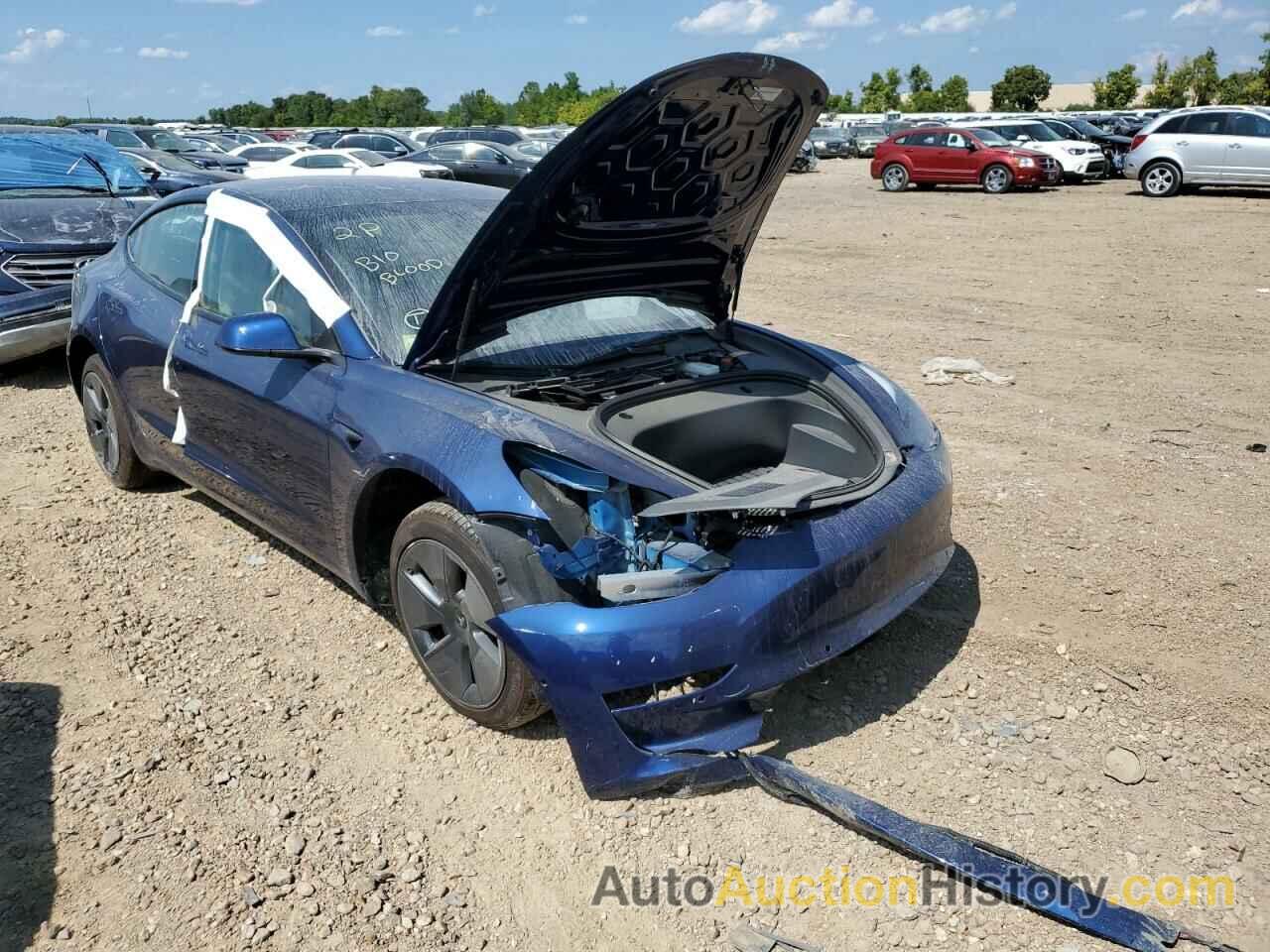 2022 TESLA MODEL 3, 5YJ3E1EB1NF114712