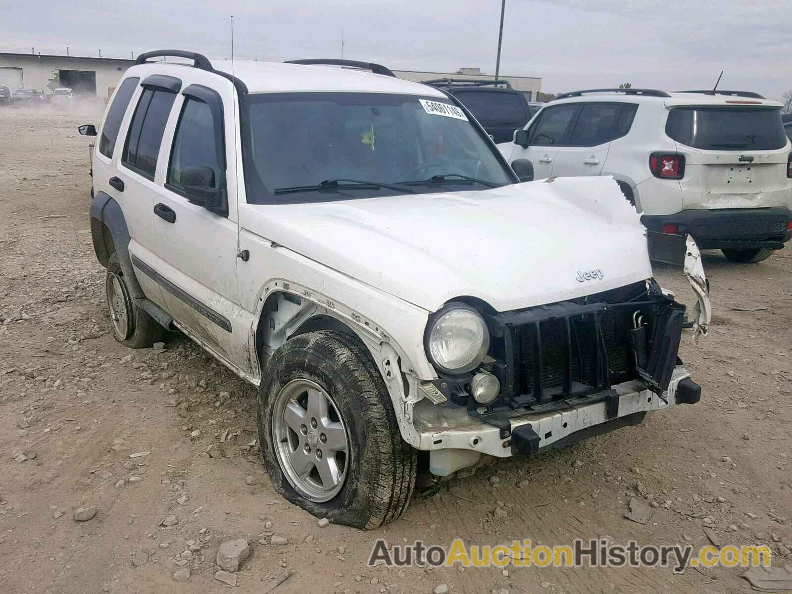 2007 JEEP LIBERTY SP SPORT, 1J4GL48K47W701337