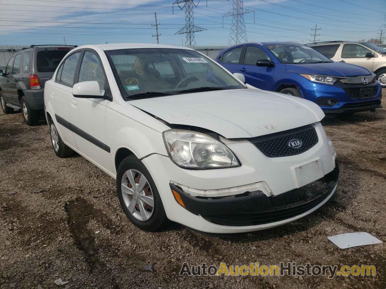 2007 KIA RIO BASE BASE, KNADE123576222196