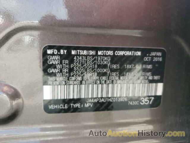 MITSUBISHI OUTLANDER ES, JA4AP3AU1HZ013926