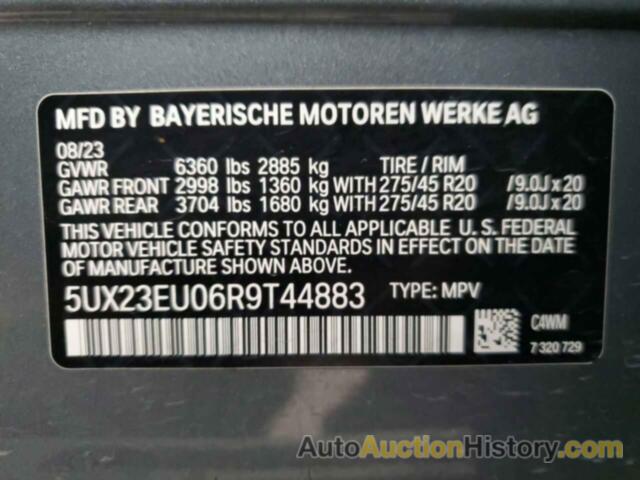 BMW X5 XDRIVE40I, 5UX23EU06R9T44883