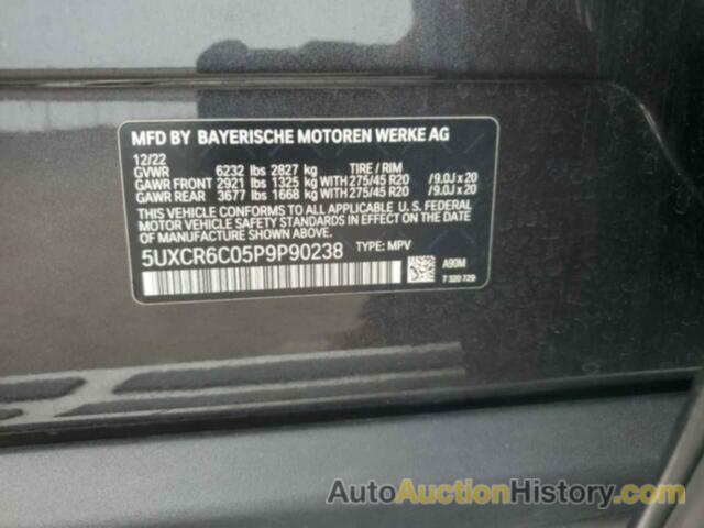 BMW X5 XDRIVE40I, 5UXCR6C05P9P90238