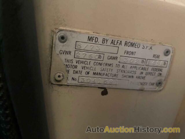 ALFA ROMEO SPIDER, AR3041681