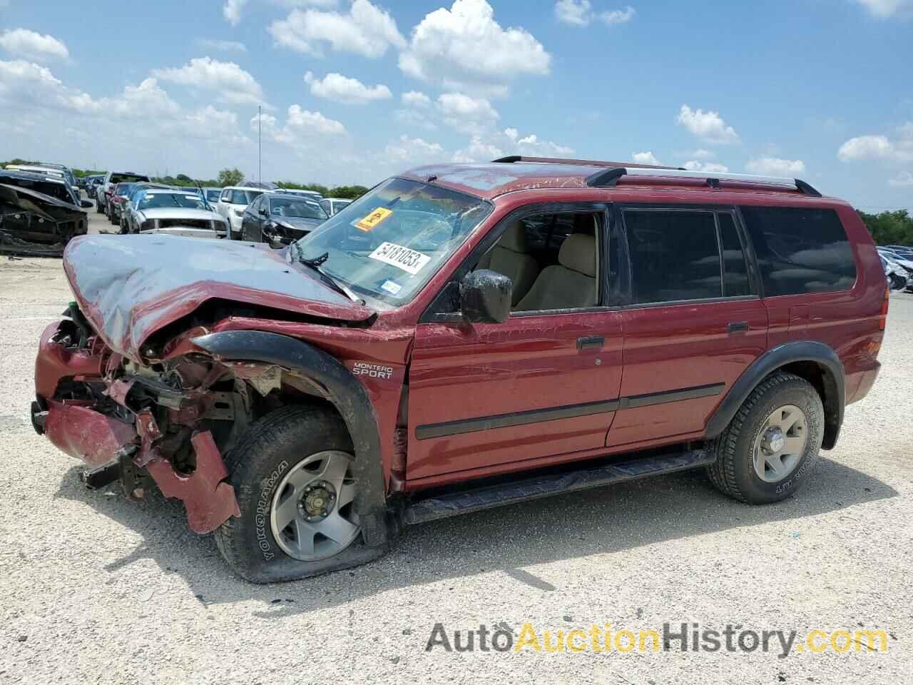 2004 MITSUBISHI MONTERO SPORT ES, JA4LS21R84J001875