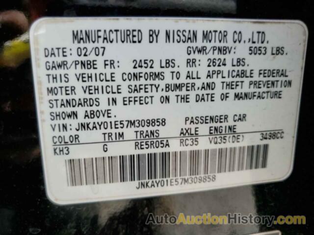 INFINITI M35 BASE, JNKAY01E57M309858