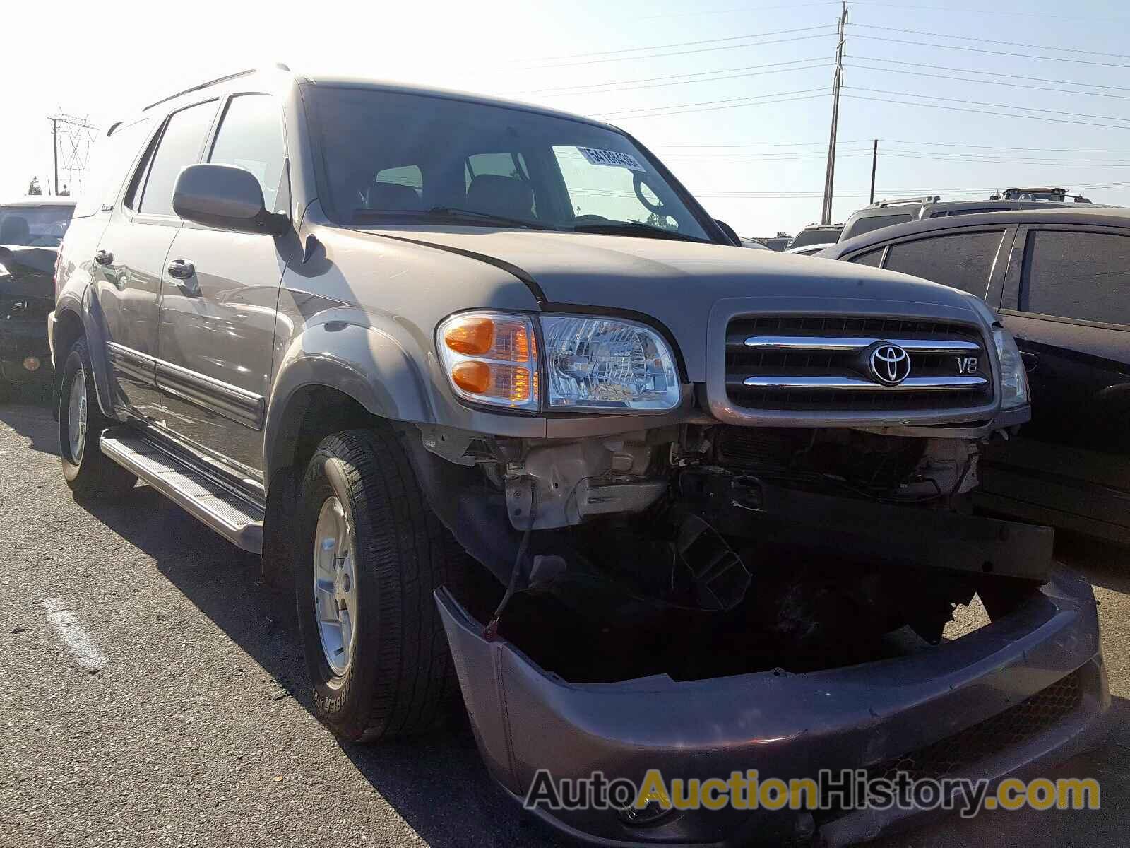 2001 TOYOTA SEQUOIA LI LIMITED, 5TDZT38A71S029894