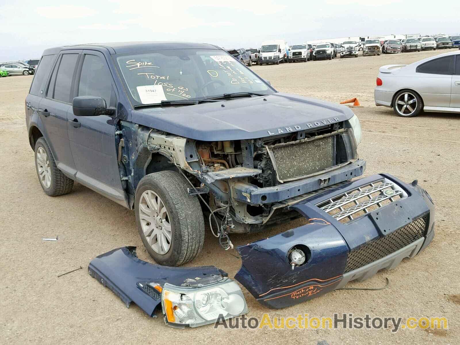 2008 LAND ROVER LR2 SE, SALFP24N38H040800