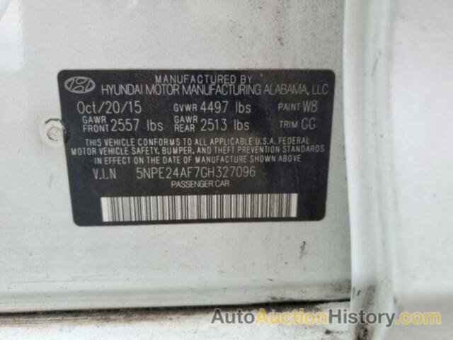 HYUNDAI SONATA SE, 5NPE24AF7GH327096