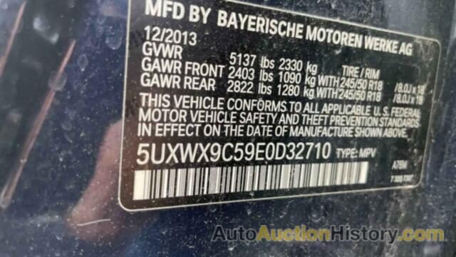 BMW X3 XDRIVE28I, 5UXWX9C59E0D32710