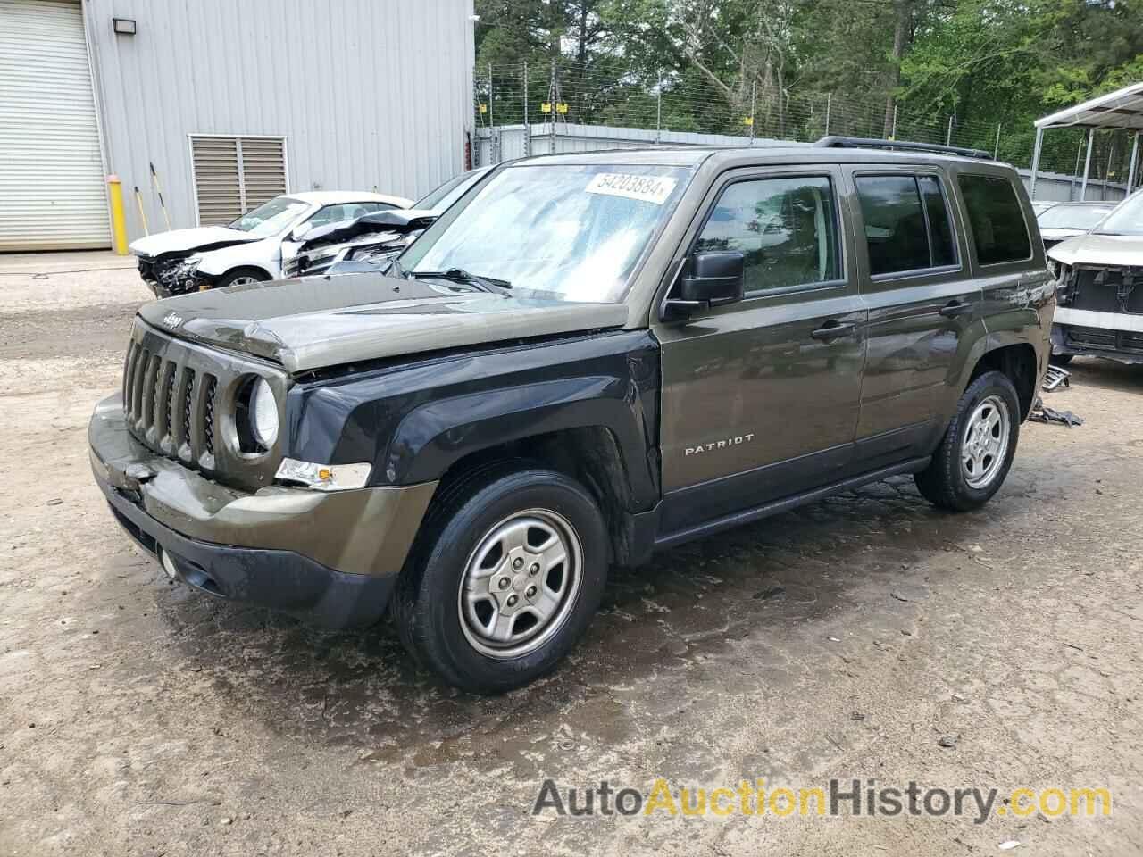 JEEP PATRIOT SPORT, 1C4NJPBA9FD429902