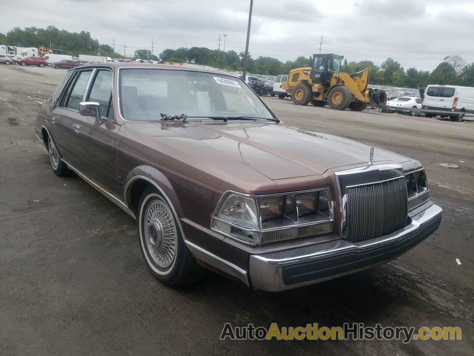 1987 LINCOLN CONTINENTL GIVENCHY, 1LNBM98F1HY696760