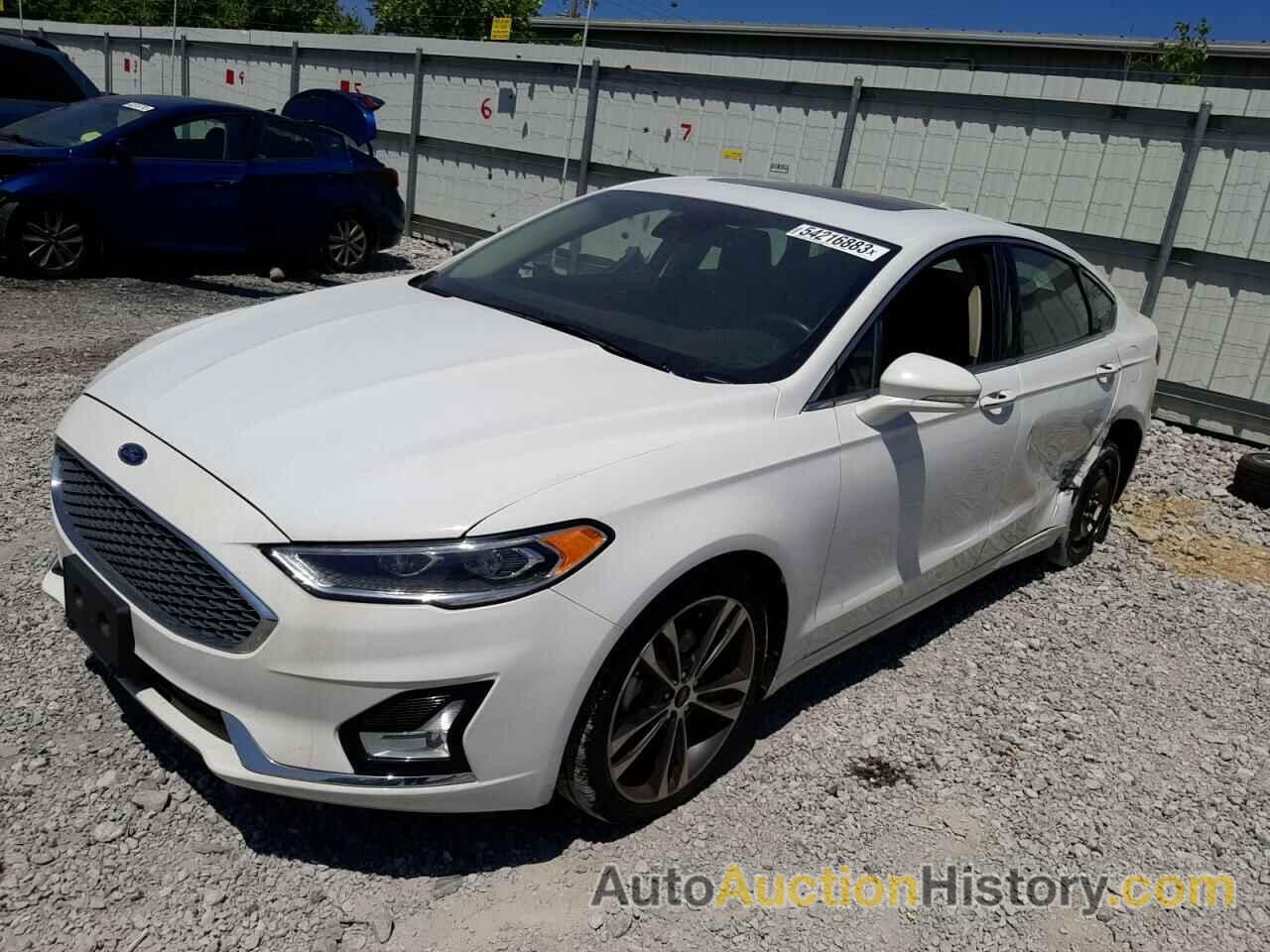 2020 FORD FUSION TITANIUM, 3FA6P0D99LR117617