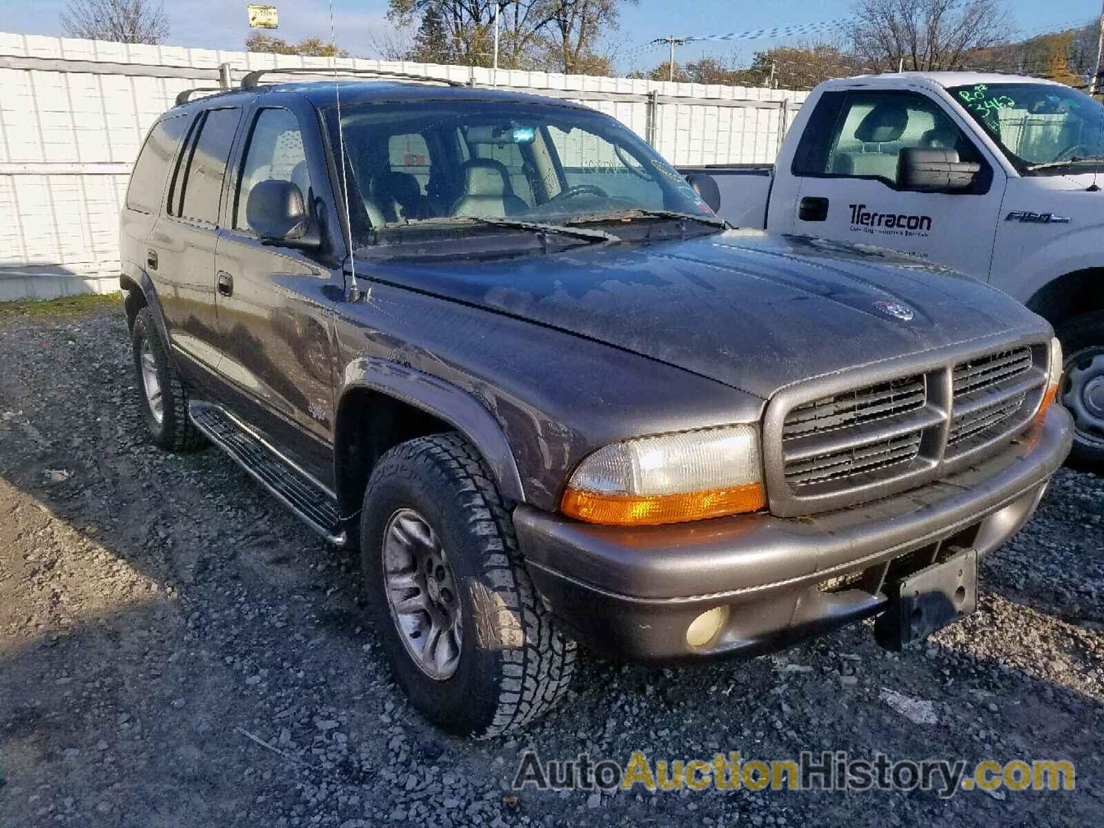 2002 DODGE DURANGO SP SPORT, 1B4HS38N92F143797