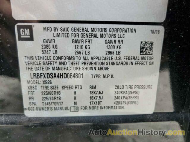 BUICK ENVISION ESSENCE, LRBFXDSA4HD084801