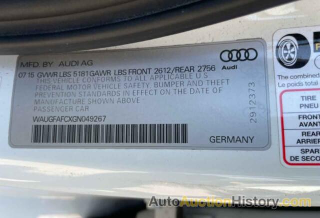 AUDI A6 PREMIUM PLUS, WAUGFAFCXGN049267