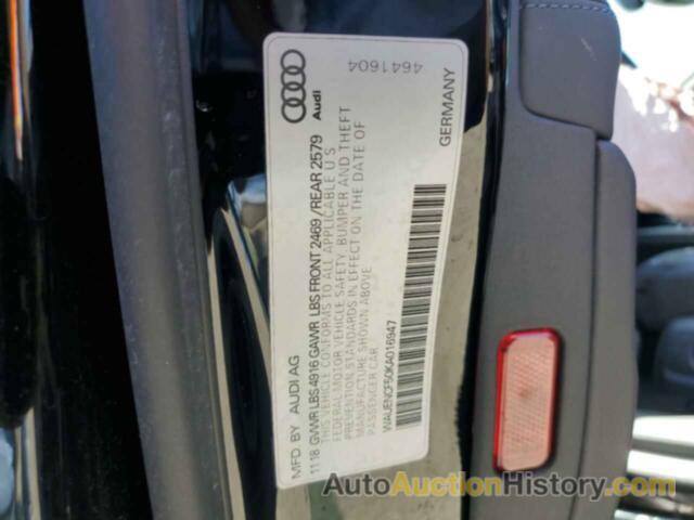 AUDI A5 PREMIUM PLUS S-LINE, WAUENCF50KA016947