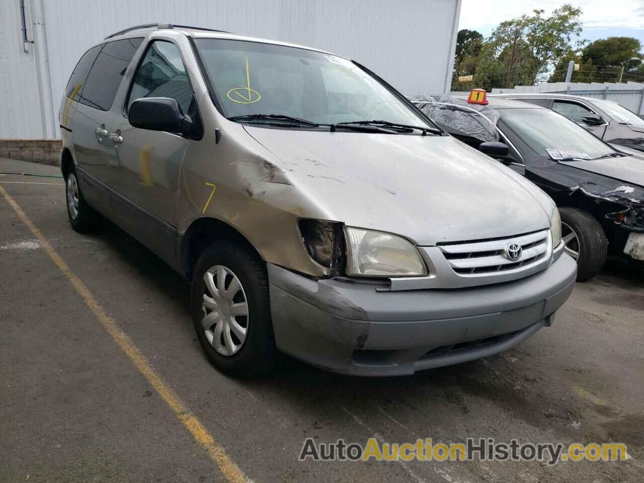 2002 TOYOTA SIENNA CE, 4T3ZF19C92U471930