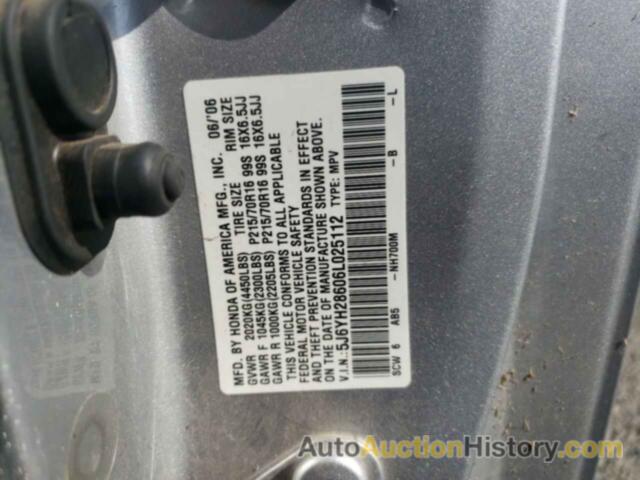 HONDA ELEMENT EX, 5J6YH28606L025112