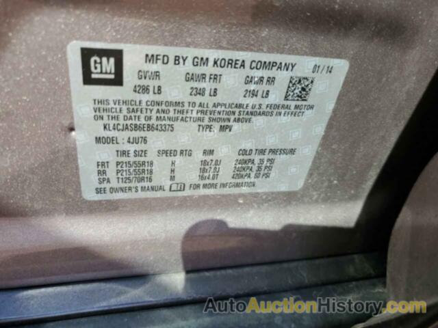 BUICK ENCORE, KL4CJASB6EB643375