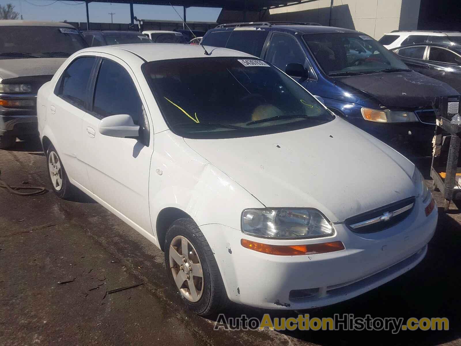 2005 CHEVROLET AVEO BASE BASE, KL1TD52695B469798