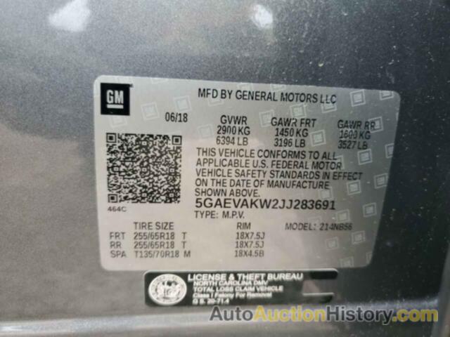 BUICK ENCLAVE ESSENCE, 5GAEVAKW2JJ283691