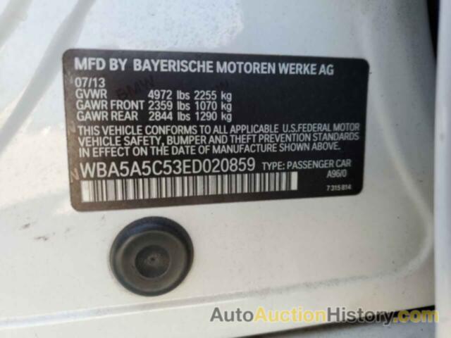 BMW 5 SERIES I, WBA5A5C53ED020859