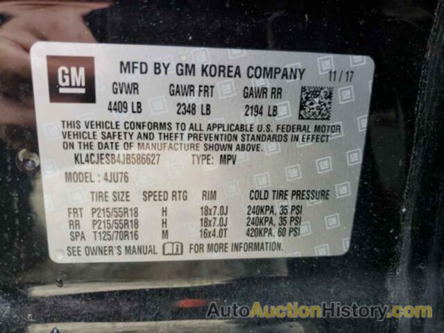 BUICK ENCORE PREFERRED, KL4CJESB4JB586627