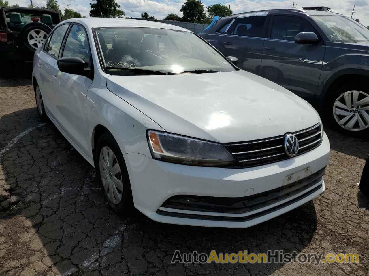 2016 VOLKSWAGEN JETTA S, 3VW267AJXGM303248