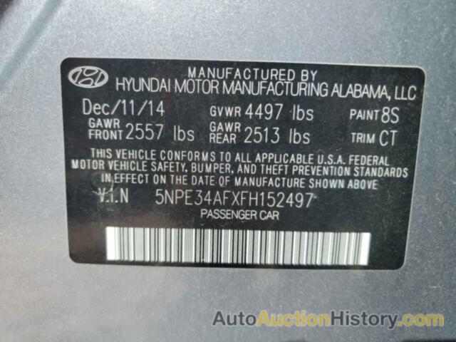 HYUNDAI SONATA SPORT, 5NPE34AFXFH152497