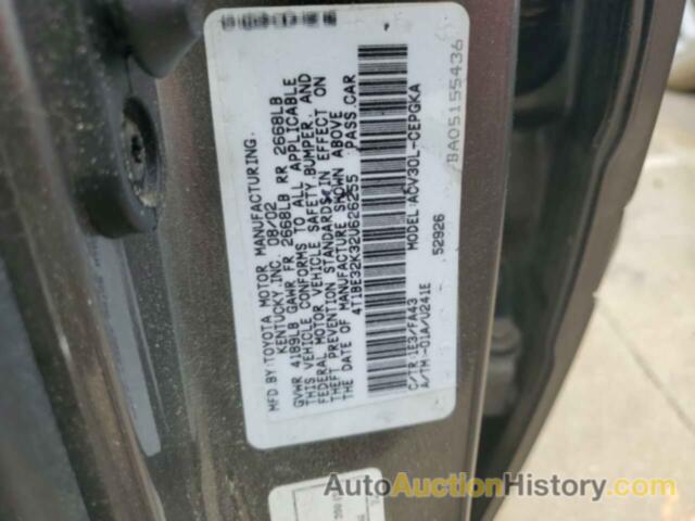 TOYOTA CAMRY LE, 4T1BE32K32U626255