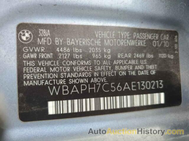 BMW 3 SERIES I, WBAPH7C56AE130213