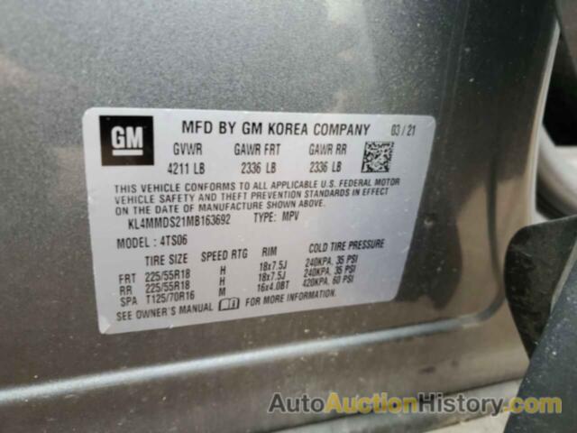 BUICK ENCORE SELECT, KL4MMDS21MB163692