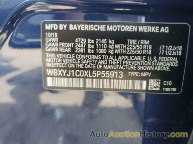 BMW X2 XDRIVE28I, WBXYJ1C0XL5P55913