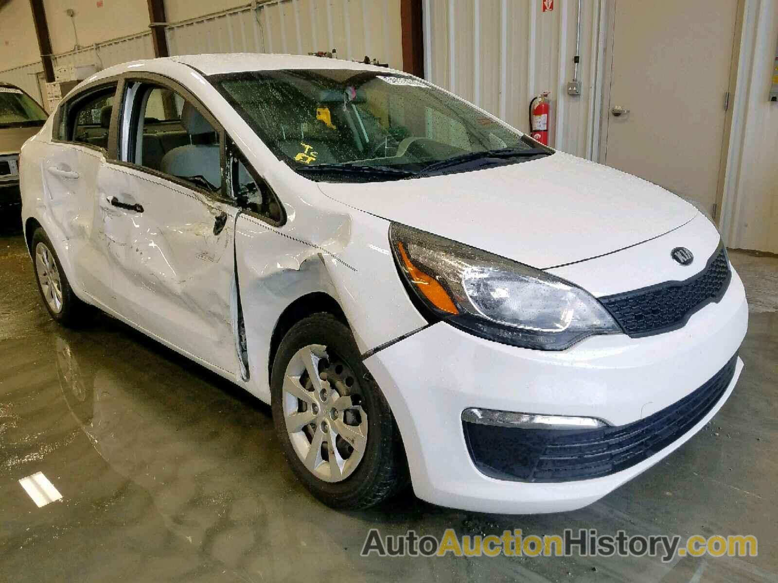 2016 KIA RIO LX LX, KNADM4A37G6688461