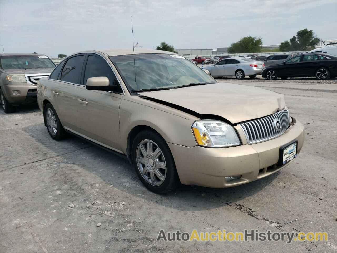 2007 MERCURY MONTEGO PREMIER, 1MEHM42177G605931